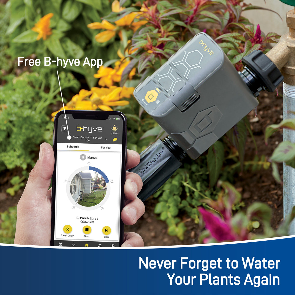 Orbit B-hyve Gen 2 Smart Hose Watering Timer with Hub