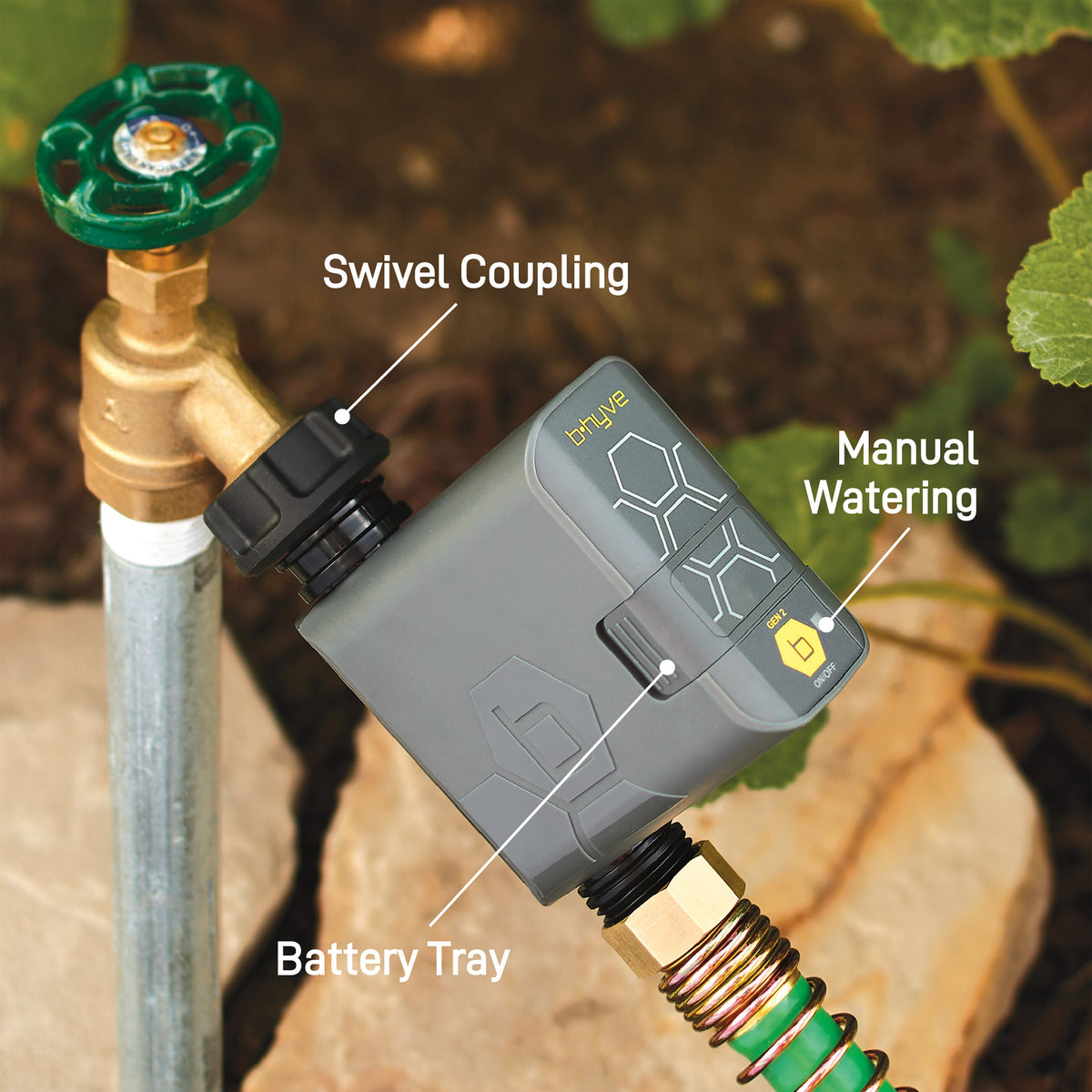 Orbit B-hyve Gen 2 Smart Hose Watering Timer with Hub