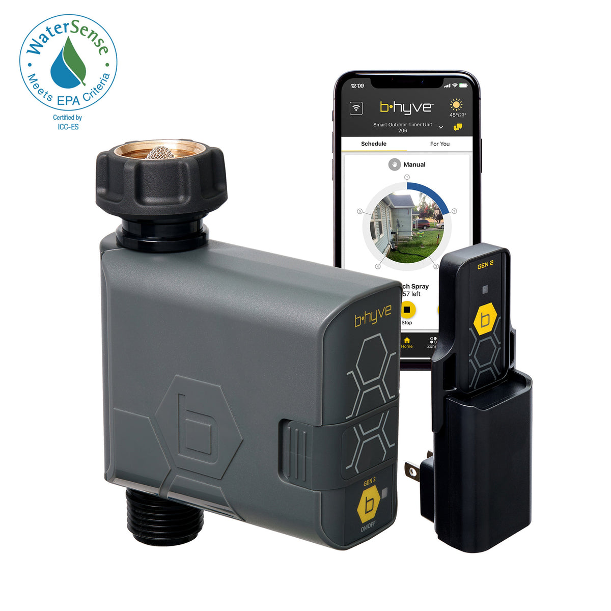 Orbit B-hyve Gen 2 Smart Hose Watering Timer with Hub