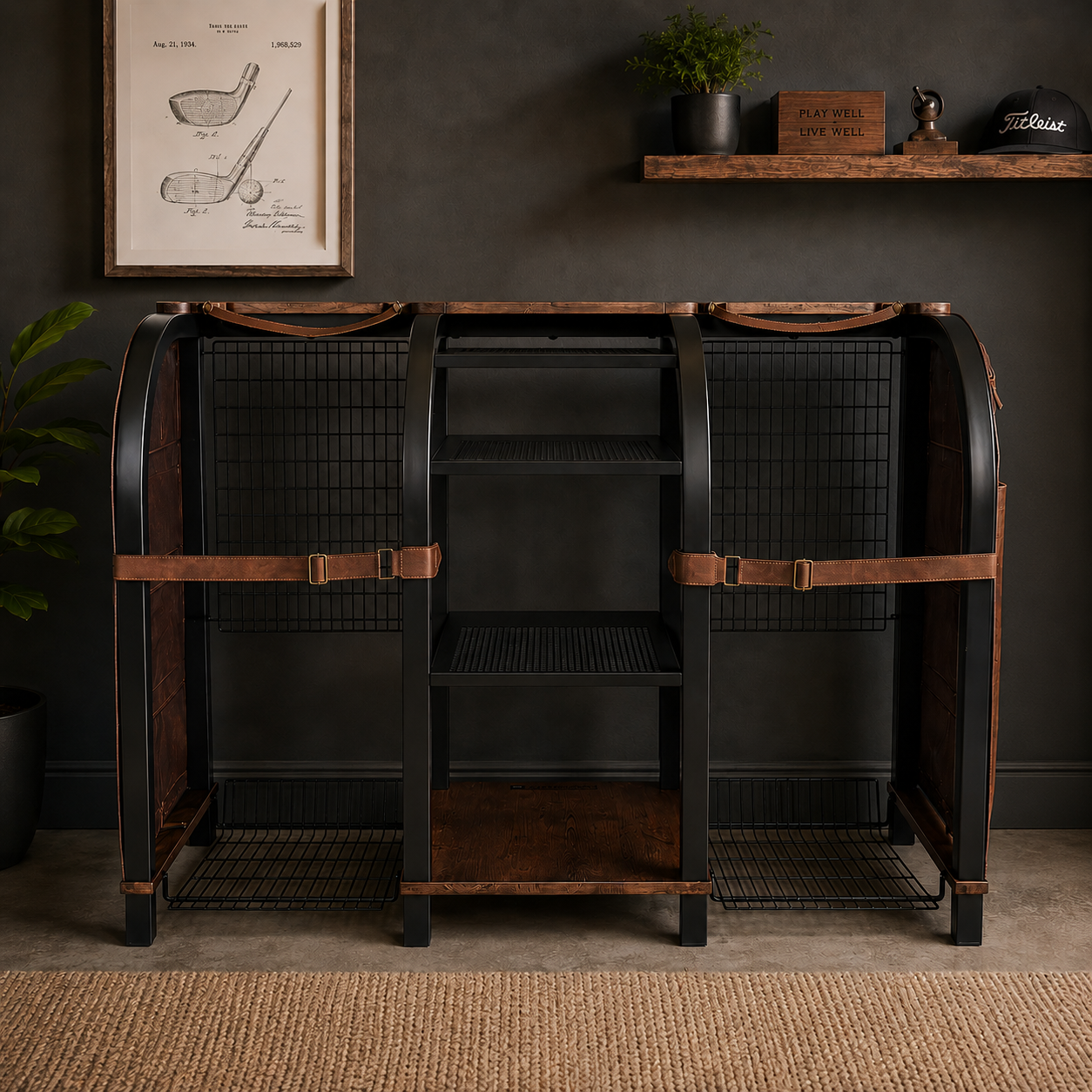 Heritage Freestanding Golf Organizer