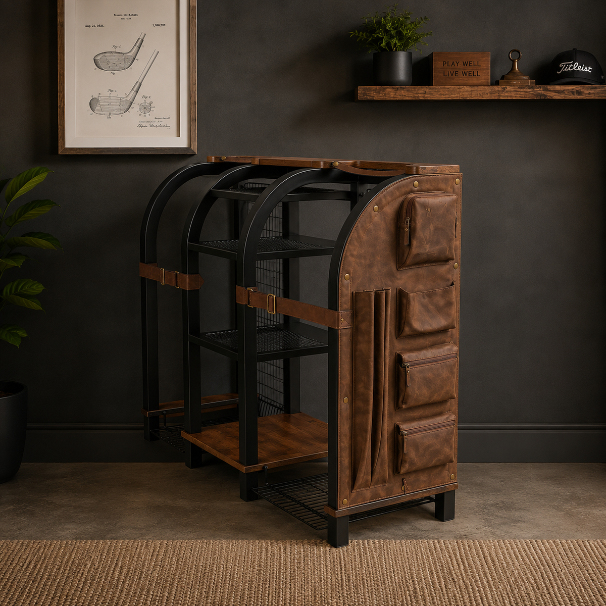 Heritage Freestanding Golf Organizer